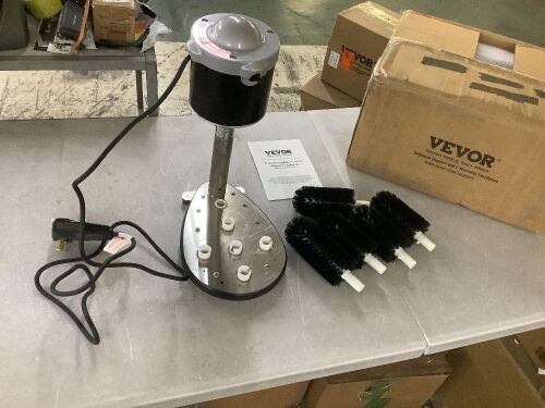 VEVOR Electric Commercial 5-Brush Bar Glass Cleaner, 600 Cups/Hour
