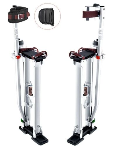VEVOR 24''-40'' Adjustable Aluminum Drywall Stilts with Protective Knee Pads