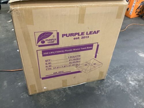 Purple Leaf 280lb Plastic Water Tank Umbrella Base