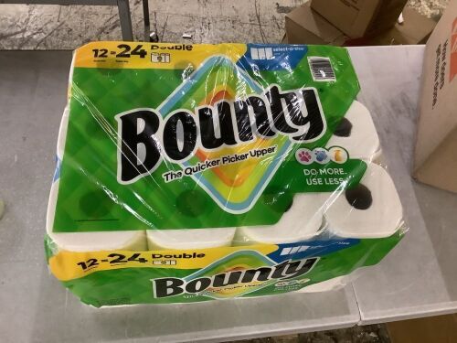 Bounty Paper Towels Select-A-Size Double Rolls, 12 Rolls