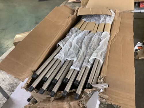 6 Pack Folding Chairs - 1 Damaged