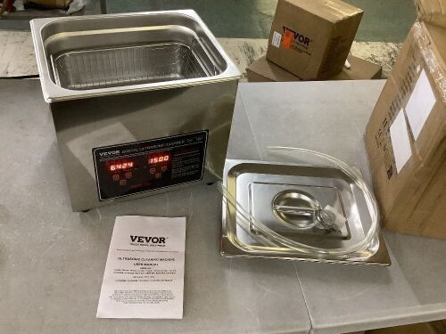 VEVOR 0.3 L Ultrasonic Jewelry Cleaner with Digital Timer & Heater, 40kHz