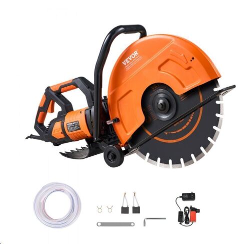 VEVOR Electric Concrete Saw, 16 in, 3200 W Motor Circular Saw Cutter with Max. 6 in Adjustable Cutting Depth