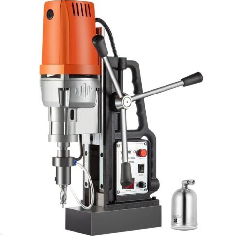 VEVOR 1680W MD50 Magnetic Drill 300 RPM Spindle Speed with 2 Inch Boring Diameter and 2900 LBS Magnet Force