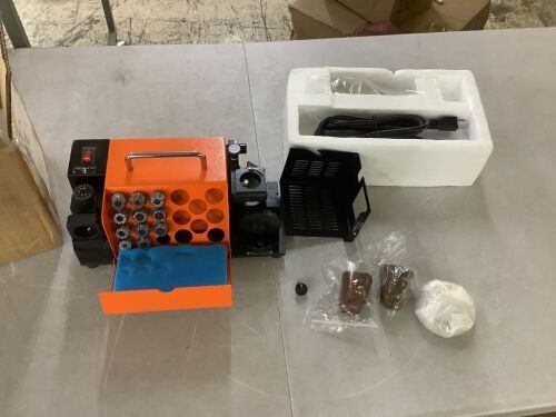 VEVOR Drill Bits Sharpener, 3-20mm End Mill Grinder Sharpener, Lip Relief Angle & 95°-135° Point Angle