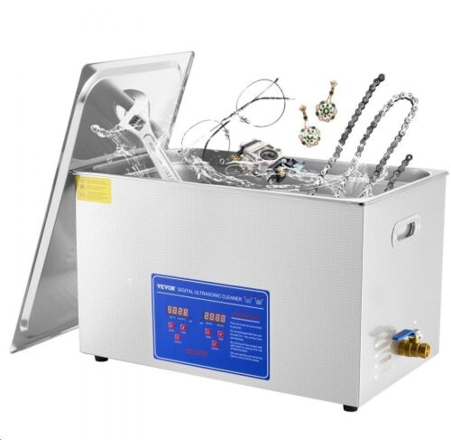 VEVOR 30 L Professional Ultrasonic Cleaner with Digital Timer & Heater, 40kHz
