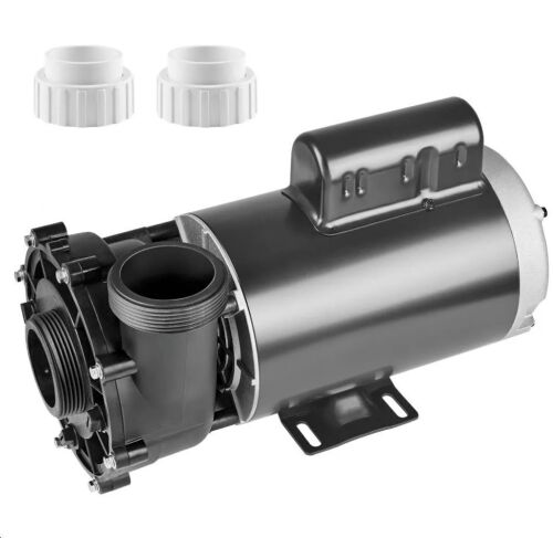VEVOR 2 Speed Hot Tub SPA Pump, 56-Frame, AC 220-240V, 4HP/210GPM/65.61ft High Speed or 0.7HP/103GPM/16.07ft Low Speed, 2" Port 90° Rotational Interface