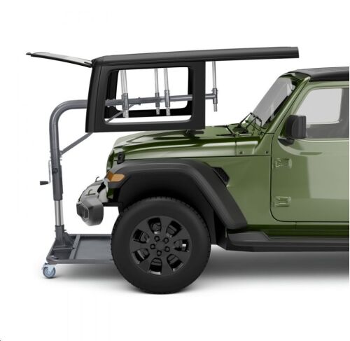 VEVOR Hard Top Remover Lift, 220 lbs, Jeep Hardtop Removal and Storage System, Adjustable Height, for Jeep Wrangler YJ, TJ, JK, JL, 4XE, Ford Bronco 4 Door & 6 Gen+