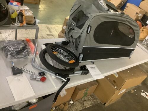VEVOR Dog Bike Trailer, Supports up to 88 lbs