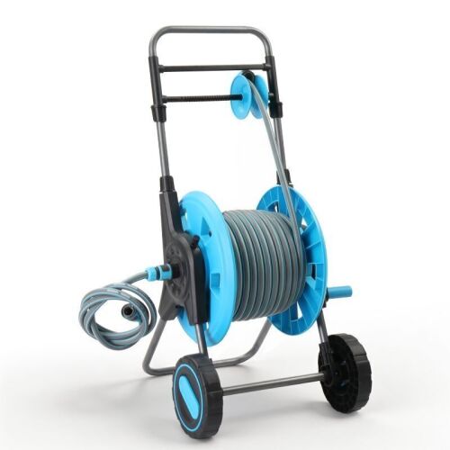35.4 Inch Mobile Garden Hose Reel Cart