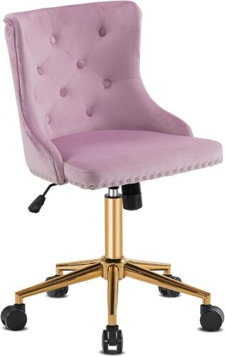 VINGLI Mauve Purple Armless Office Chair