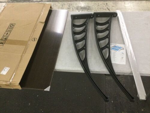VINGLI Window Awning Door Canopy, 40" x 40" - Missing Hardware