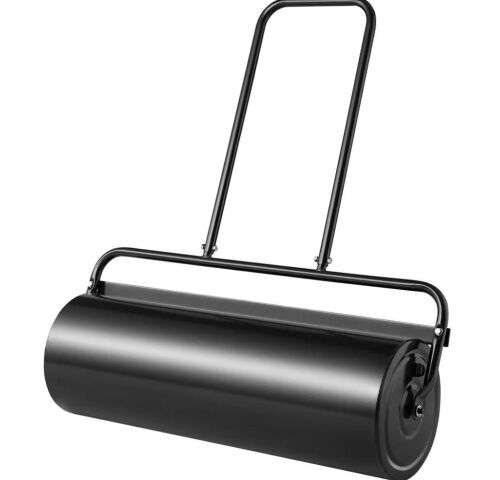VEVOR 17 Gallon Sand/Water Filled Lawn Roller, Easy-turn Plug and U-Shaped Ergonomic Handle