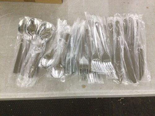 Lot of (4) 40 Piece Flatware Set for 8