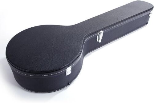 Banjo Hard Case with Micro Groove Pattern Leather