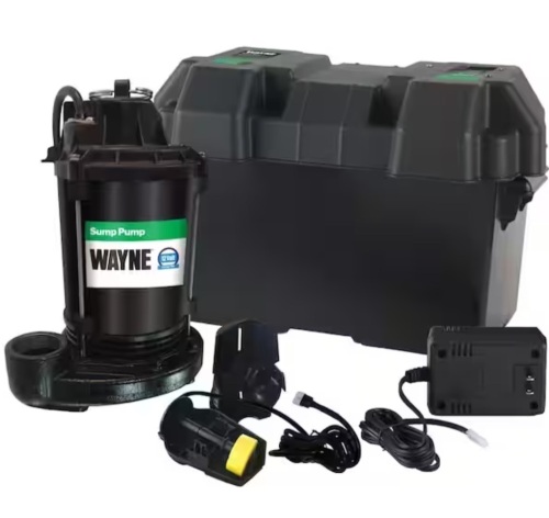Wayne ESP25 Upgraded 12-Volt Battery Back-Up System