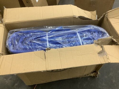VINGLI 32-ft x 16-ft 12Mil Rectanglar Heavy Duty Solar Pool Cover for Above Ground Pool Blue