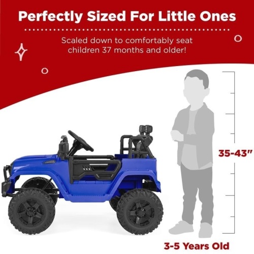 12V Kids Ride-On Truck Car w/ Parent Remote Control, Spring Suspension - Lot 119
