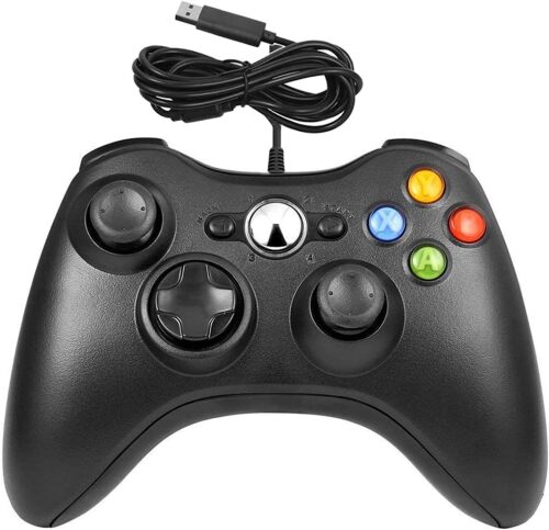 Set of 2 Xbox Controller, Game Controller USB Wired PC Joystick Gamepad for Xbox 360,Improved Ergonomic Design Controller,Support Xbox 360 PC Windows 7/8/10