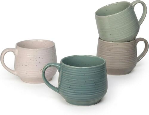 Sango Siterra Artist's Blend 17 oz. Stoneware Mug Set