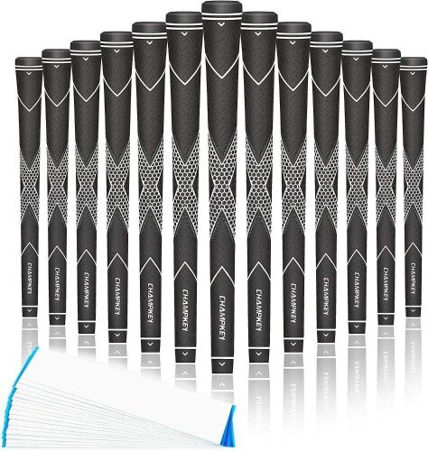 CHAMPKEY Premium Rubber Golf Grips 13 Pack
