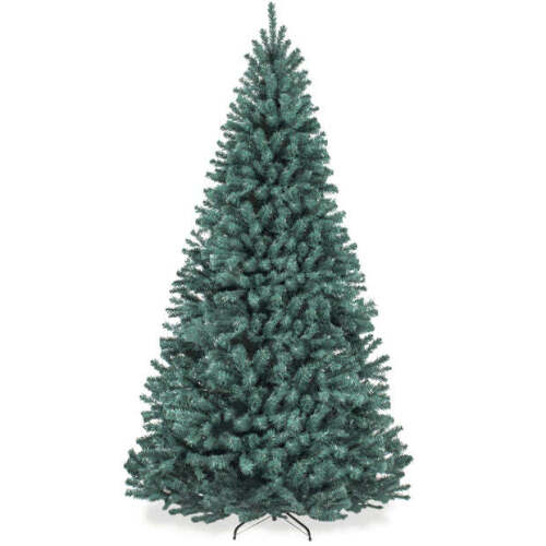 Unlit Artificial Blue Spruce Christmas Tree, w/Easy Assembly 6ft