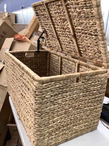 Wicker Storage Trunk