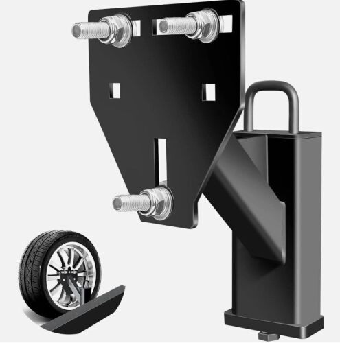 Stake Pocket Spare Tire Mount, Trailer Spare Tire Mount Fit 4 5 6 8 Lugs Trailer Wheels On 4", 4.5", 4.75", 5", 5.5", 6", 6.5" Bolt Patterns，Capacity 150 Lbs, Fits 2x4 Stake Pocket