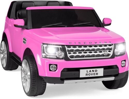 12V 3.7 MPH 2-Seater Licensed Land Rover Ride On Car Toy w/Parent Remote Control, MP3 Player