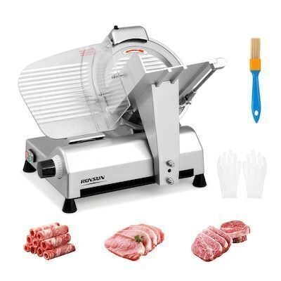 ROVSUN 270W 12 inch Commercial Meat Slicer with Adjustable Thickness