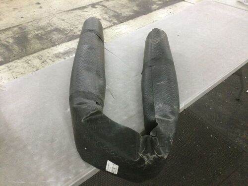 Black Garage Floor Mat, Unknown Size