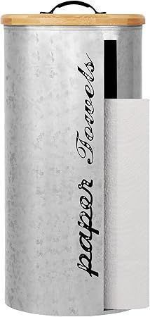 Farmhouse Metal Paper Towel Holder
