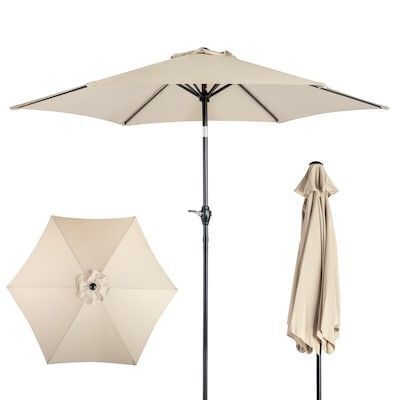VINGLI 7.5FT Sun Umbrella with Tilt Adjustment and Crank