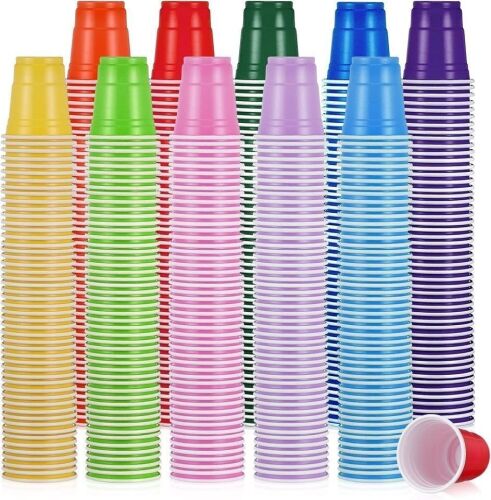 Disposable Plastic Shot Glasses, 1000pc