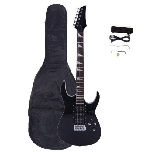 Fired Burning Flame Type Maple Wood 24 Frets Beginner Electric Guitar Set