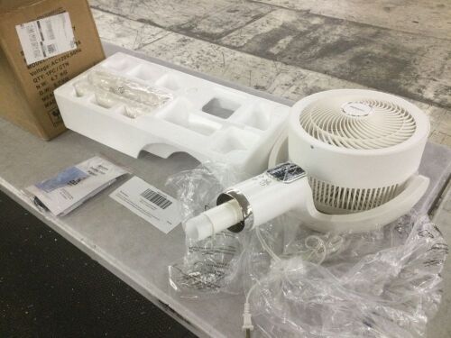 ROVSUN 43" 40W 110V Industrial Pedestal Fan White