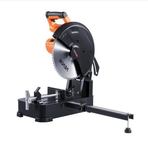 VEVOR Metal Cutting Chop Saw, 14-inch Stainless Steel Cold Cut Blade, 3500 W Powerful Brushless Motor, 750-1200 r/min Adjustable Speed