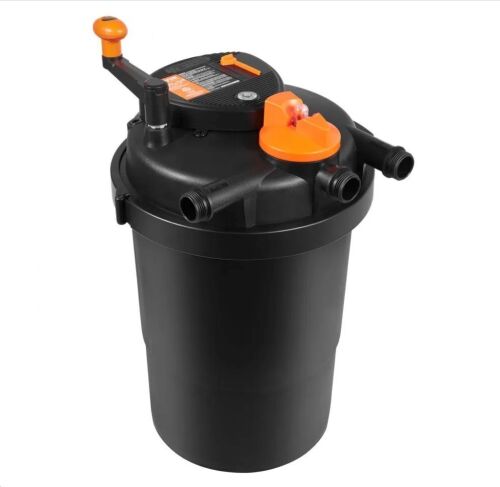 VEVOR Bio Pressure Pond Filter, Up to 2000 Gallons, with 13W UV-C Light, 1840 GPH