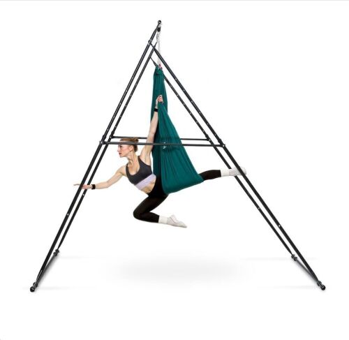 VEVOR Foldable Yoga Stand Frame with Aerial Silk, 440lb Capacity