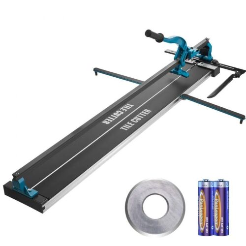 VEVOR 48 inch Manual Porcelain Ceramic Tile Cutter with Tungsten Carbide Cutting Wheel, Infrared Positioning, Anti-Skid Feet, Durable Rails
