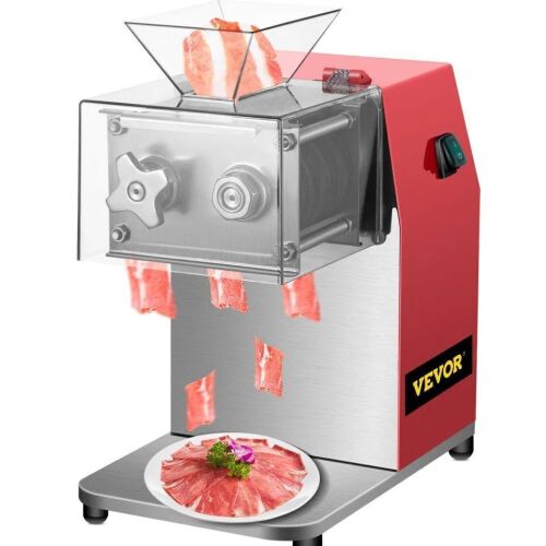 VEVOR Commercial Meat Cutting Machine, 551 Lbs/H 850W Meat Shredding Machine, 3.5mm Blade