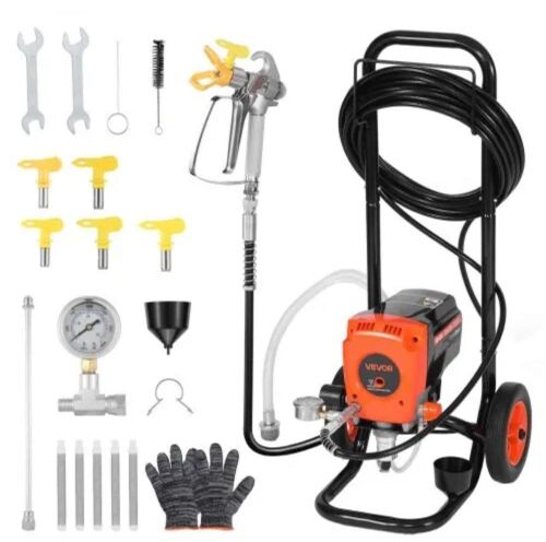 VEVOR Stand Airless Paint Sprayer, 900W, 3300PSI
