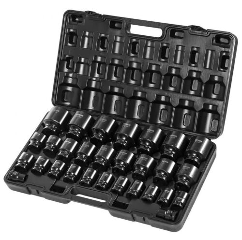 VEVOR 3/4 Inch Drive 29 Piece Impact Socket Set, 6-Point Sockets