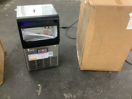 VEVOR Commercial Ice Maker Machine, 90 lbs/24h with 13 lbs Storage Capacity