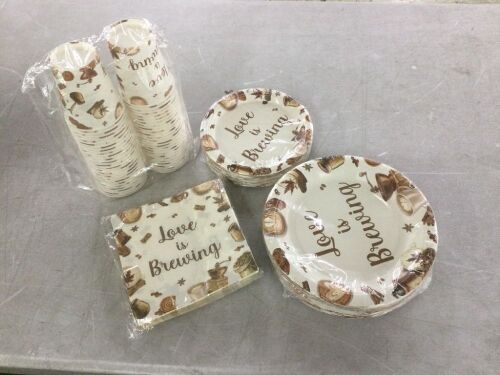 Love is Brewing Party Supplies for 50