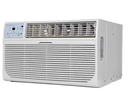 Keystone 10,000 BTU 230V Through-The-Wall AC Remote Dehumidifier Sleep Mode 24H Timer for Rooms up to 450 sq. ft.