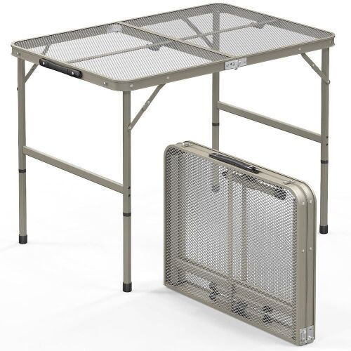 3 FT Portable Picnic Table Adjustable Height