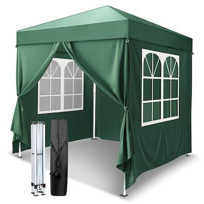 VINGLI 6.5x6.5 FT Pop Up Canopy with Sidewalls