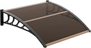 VINGLI Window Awning Door Canopy, 40" x 40"