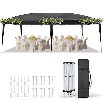 VINGLI 10 x 20FT Pop Up Canopy Tent